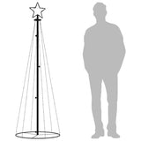 Kegelkerstboom 108 Led's 70X180 Cm Warmwit