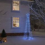 Kegelkerstboom 1134 Led's 230X800 Cm Blauw