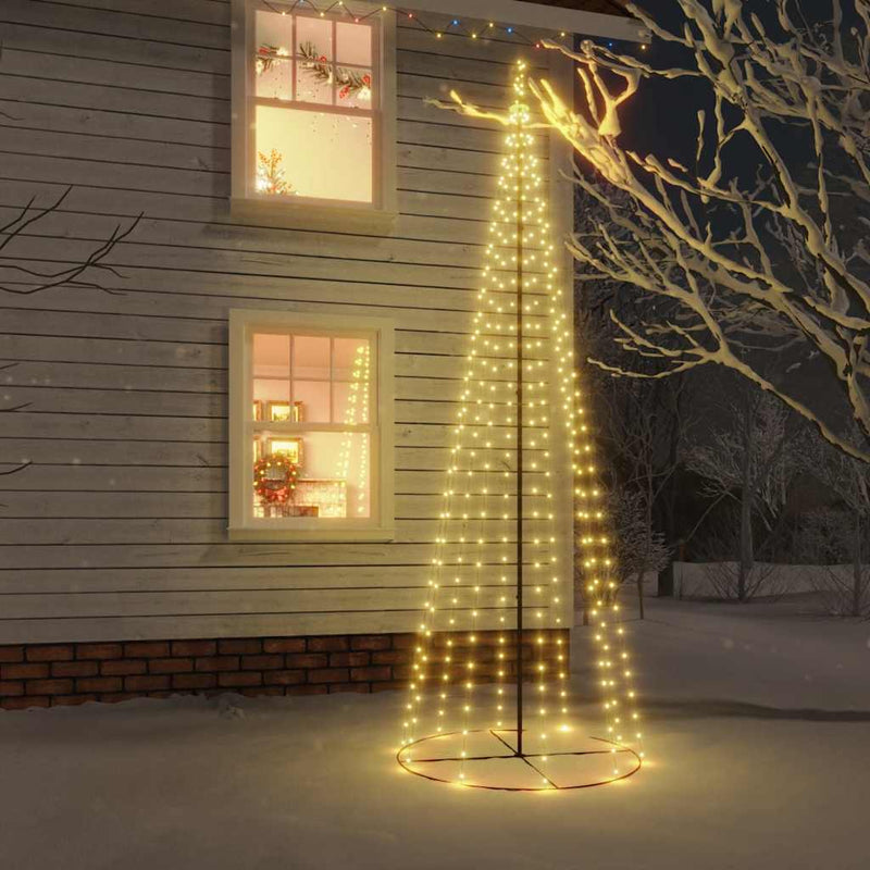 Kegelkerstboom 108 Led's 70X180 Cm Warmwit