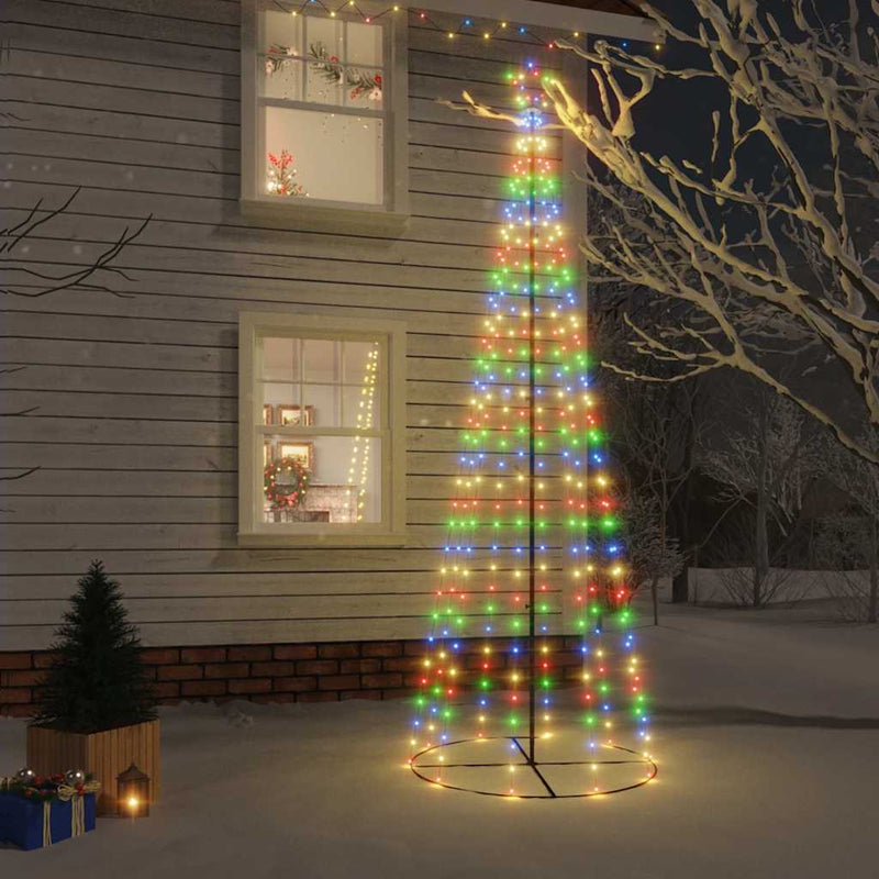 Kegelkerstboom 1134 Led's Meerkleurig 230X800 Cm Multikleur