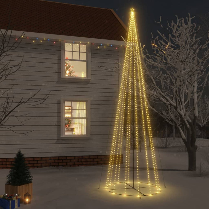 Kegelkerstboom 108 Led's 70X180 Cm Warmwit