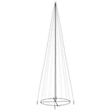 Kegelkerstboom 1134 Led's 230X800 Cm Blauw