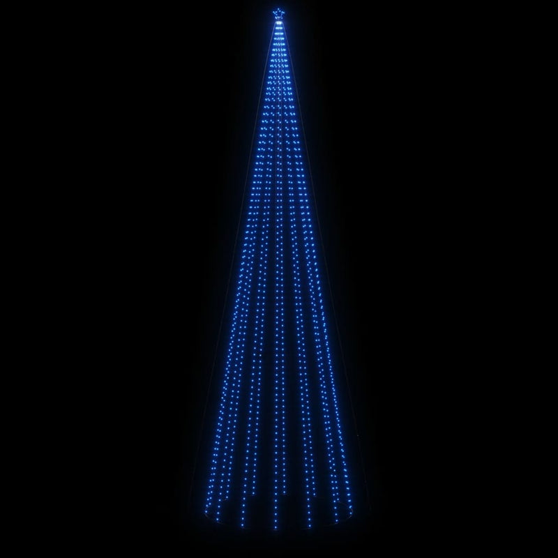 Kegelkerstboom 1134 Led's 230X800 Cm Blauw