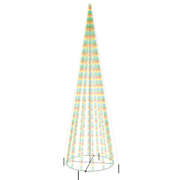 Kegelkerstboom 1134 Led's Meerkleurig 230X800 Cm Multikleur
