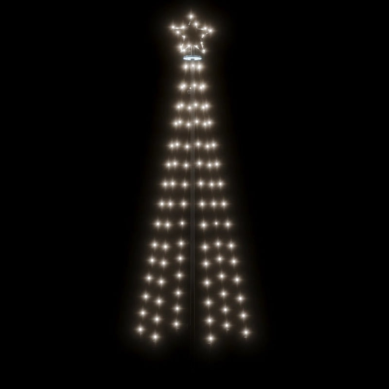 Kerstboom Met Grondpin 108 Led's 180 Cm Koudwit
