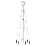 Kerstboom Met Grondpin 108 Led's 180 Cm Blauw