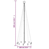 Kerstboom Met Grondpin 310 Led's Meerkleurig 300 Cm Multikleur
