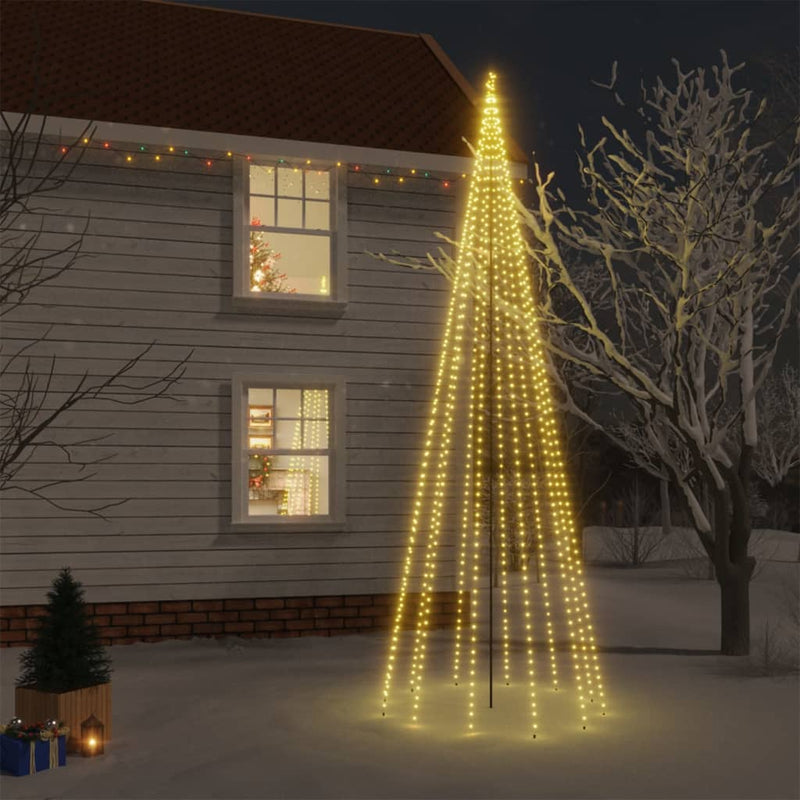 Kerstboom Met Grondpin 108 Led's 180 Cm Warmwit