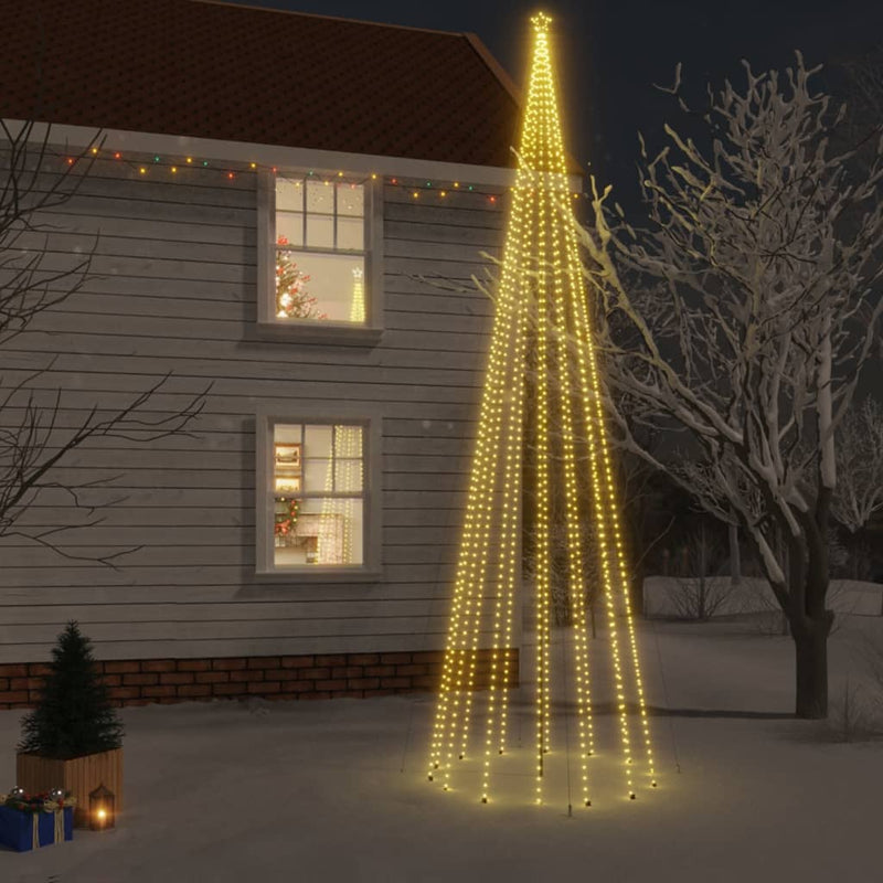 Kerstboom Met Grondpin 108 Led's 180 Cm Warmwit