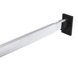 Kledingroedes 2 St Telescopisch 58-100 Cm Zilverkleurig