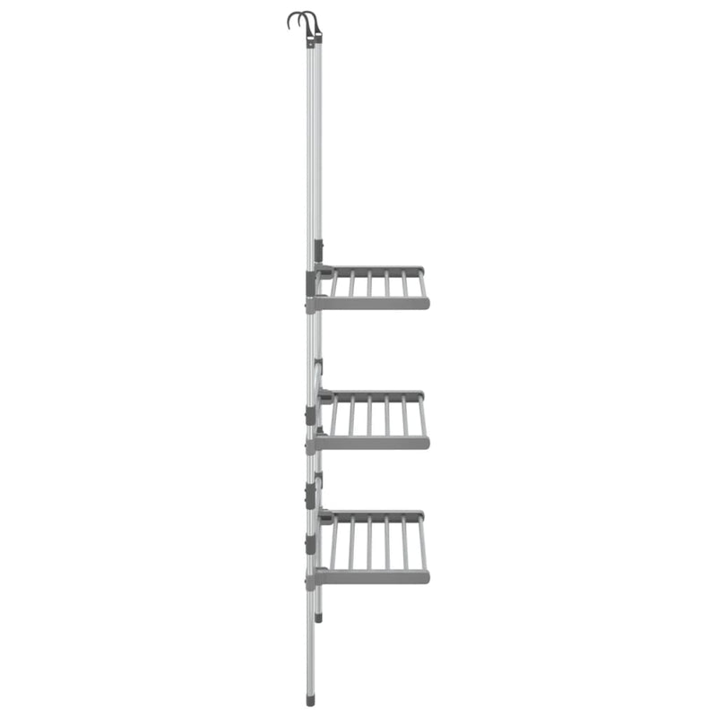 Droogrek 3-Laags Hangend Aluminium