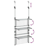Droogrek 3-Laags Hangend Aluminium