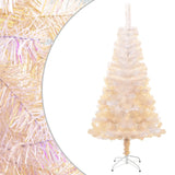 Kunstkerstboom Met Iriserende Uiteinden 210 Cm Pvc Wit