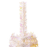 Kunstkerstboom Met Iriserende Uiteinden 210 Cm Pvc Wit