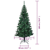 Kunstkerstboom Met Iriserende Uiteinden 180 Cm Pvc Groen