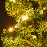 Kunstkerstboom Met Verlichting En Pot 120 Cm Pvc Groen
