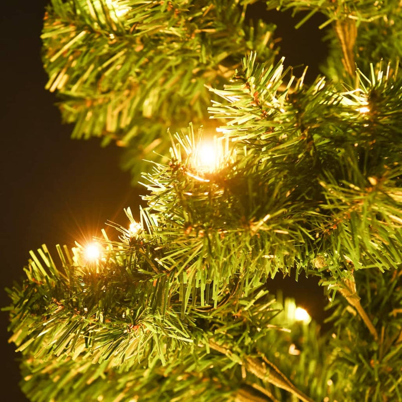 Kunstkerstboom Met Verlichting En Pot 120 Cm Pvc Groen