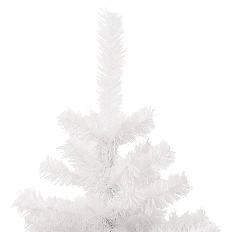 Kunstkerstboom Met Verlichting En Pot 120 Cm Pvc Wit