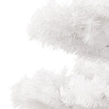 Kunstkerstboom Met Verlichting En Pot 120 Cm Pvc Wit
