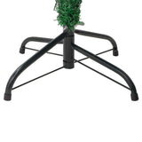 Kerstcactus Met Standaard En Led's Pvc Groen Wit