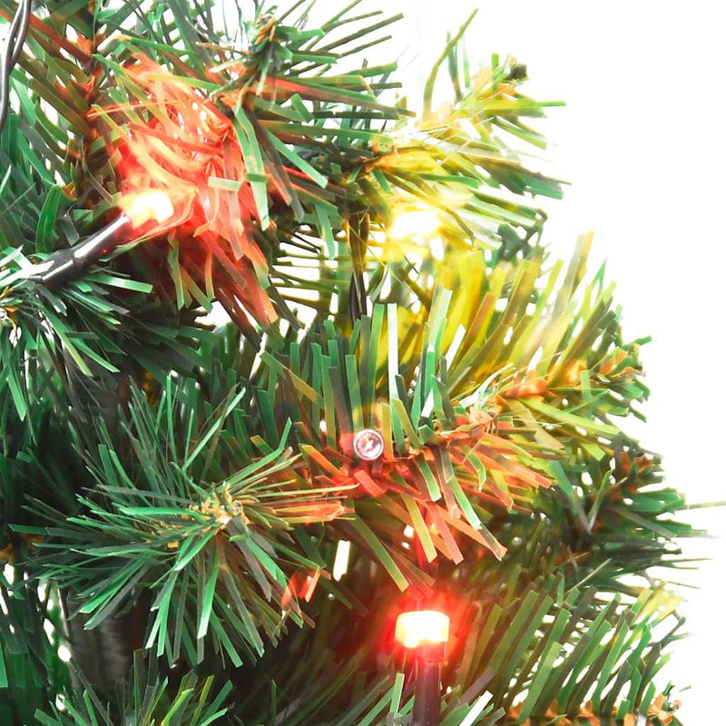 Tuinpadkerstbomen 6 St Met Meerkleurige Led's 45 Cm Pvc Multikleur