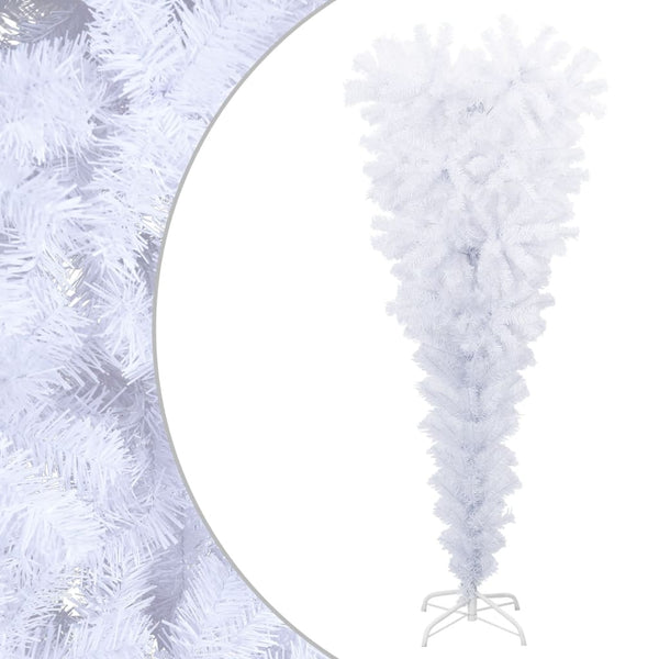 Kunstkerstboom Met Standaard Omgekeerd 120 Cm Wit