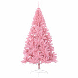 Kunstkerstboom Met Standaard Half 180 Cm Pvc Roze