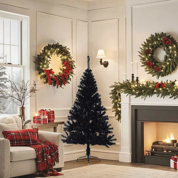 Kunstkerstboom Met Standaard Half 150 Cm Pvc