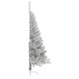 Kunstkerstboom Half Met Standaard 180 Cm Pet Kleurig Zilver