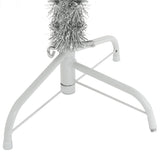 Kunstkerstboom Half Met Standaard 180 Cm Pet Kleurig Zilver