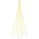 Vlaggenmast Kerstboom 108 Led's 180 Cm