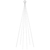 Vlaggenmast Kerstboom 108 Led's 180 Cm