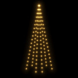 Vlaggenmast Kerstboom 108 Led's 180 Cm
