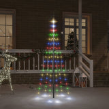 Vlaggenmast Kerstboom 108 Led's 180 Cm