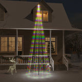 Vlaggenmast Kerstboom 108 Led's 180 Cm