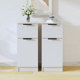 Dressoirs 30X30X70 Cm Bewerkt Hout Artisanaal Eikenkleur