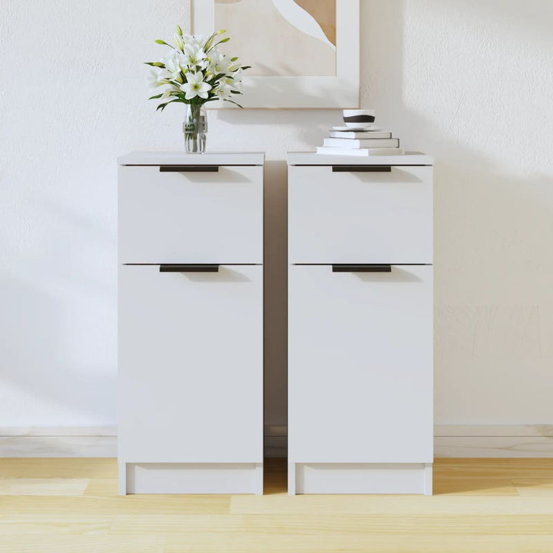 Dressoirs 30X30X70 Cm Bewerkt Hout Artisanaal Eikenkleur