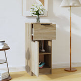 Dressoirs 30X30X70 Cm Bewerkt Hout Artisanaal Eikenkleur