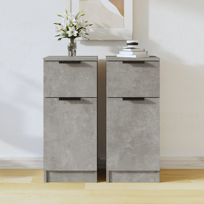 Dressoirs 30X30X70 Cm Bewerkt Hout Artisanaal Eikenkleur