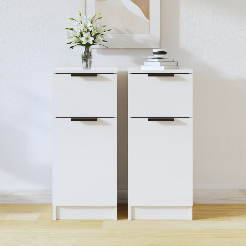 Dressoirs 30X30X70 Cm Bewerkt Hout Artisanaal Eikenkleur