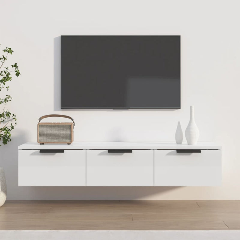 Wandkast 102X30X20 Cm Bewerkt Hout Artisanaal Eikenkleur