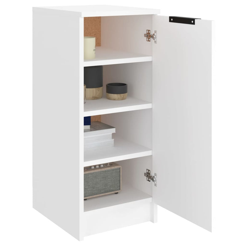 Schoenenkast 30X35X70 Cm Bewerkt Hout Wit