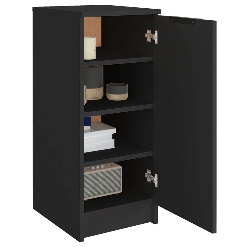 Schoenenkast 30X35X70 Cm Bewerkt Hout Zwart