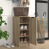 Schoenenkast 30X35X70 Cm Bewerkt Hout Kleurig Sonoma Eiken