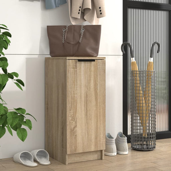 Schoenenkast 30X35X70 Cm Bewerkt Hout Kleurig Sonoma Eiken