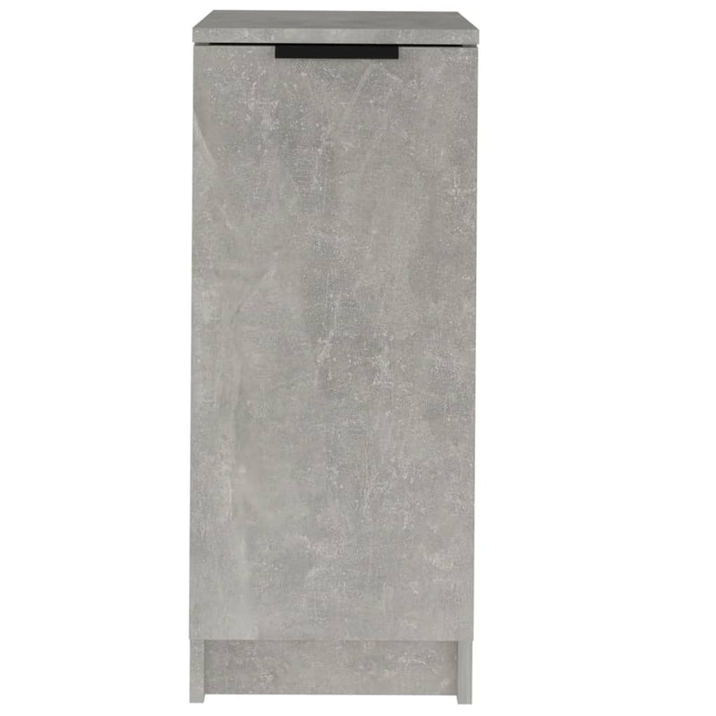 Schoenenkast 30X35X70 Cm Bewerkt Hout Betongrijs