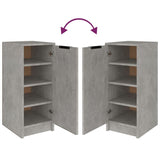 Schoenenkast 30X35X70 Cm Bewerkt Hout Betongrijs