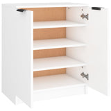 Schoenenkast 59X35X70 Cm Bewerkt Hout Wit