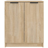Schoenenkast 59X35X70 Cm Bewerkt Hout Kleurig Sonoma Eiken