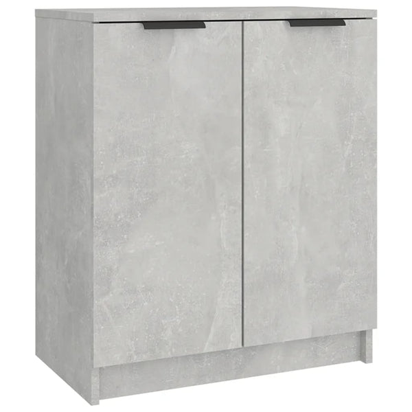 Schoenenkast 59X35X70 Cm Bewerkt Hout Betongrijs